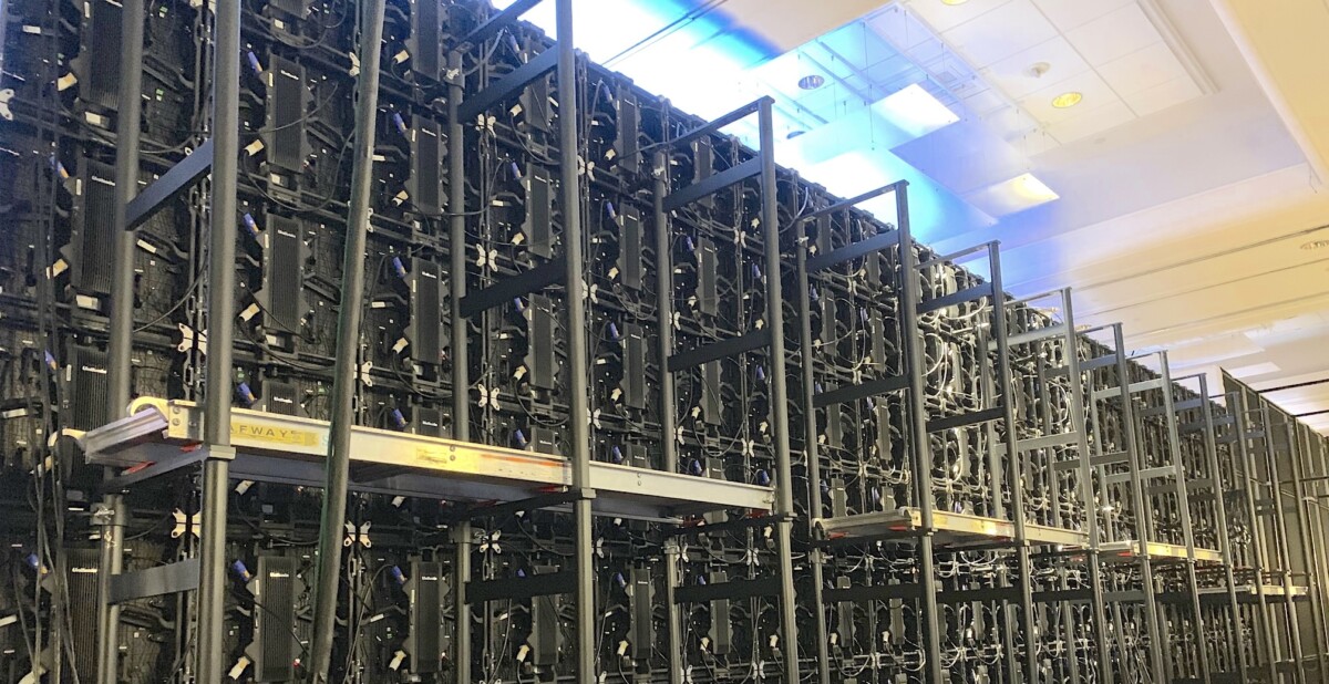 Unilumin UPAD III panels with 2.6 mm pixel pitch